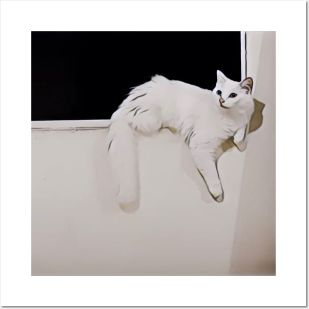 SPIA CAT SURPRISE Wall Art by CATUNIVERSE